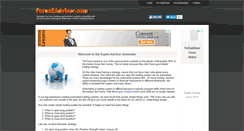 Desktop Screenshot of forexeadvisor.com